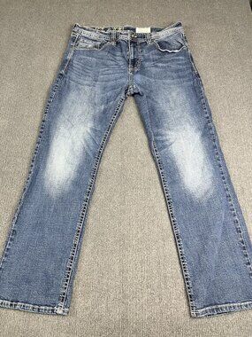 TK Axel Slim Bootcut Mens Jeans W36 L32 Medium Wash